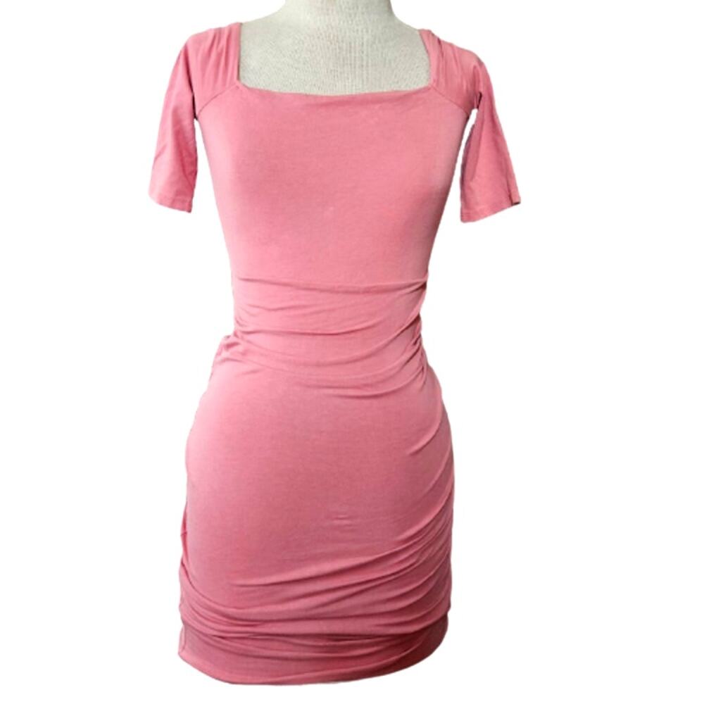 Pink Bodycon Cocktail Dress Size Small